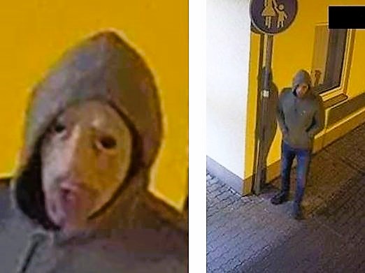 Raubüberfall im Horror-Kostüm - Gruseliger Maskenmann erbeutet 10.000 Euro! Polizei fahndet nach dem Täter